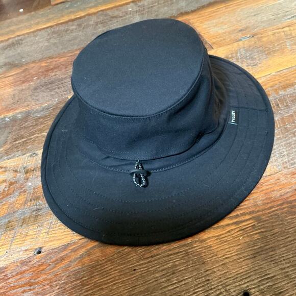 TILLEY “The Clubhouse” Golf Bucket Hat Black Unisex Size S/P NWOT - Picture 3 of 8